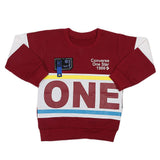 Boys Full Sleeves Terry T-Shirt - Maroon, Kids, Boys T-Shirts, Chase Value, Chase Value