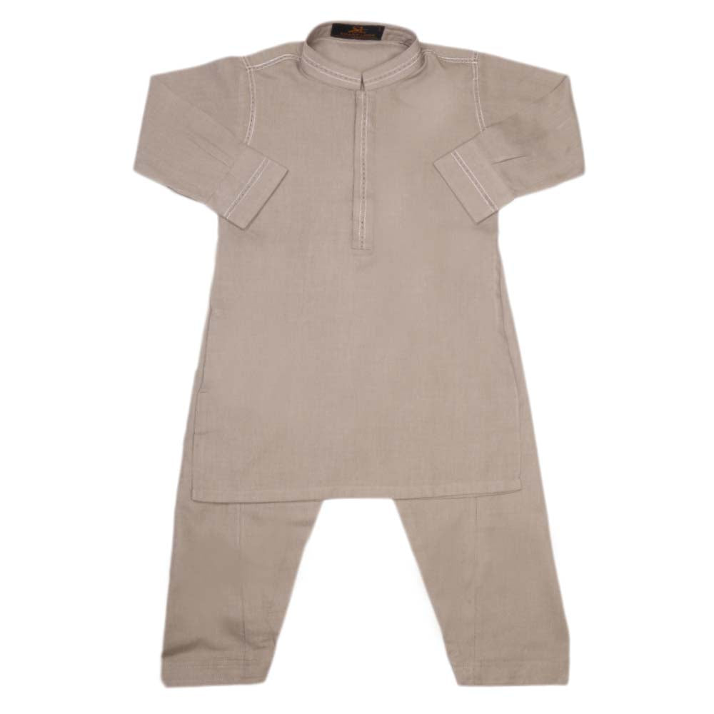 Boys Kurta Shalwar Suit - Light Grey, Kids, Boys Shalwar Kameez, Chase Value, Chase Value