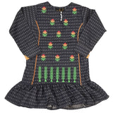 Girls Full Sleeves Embroidered Kurti - Navy Blue, Kids, Girls Kurti, Chase Value, Chase Value