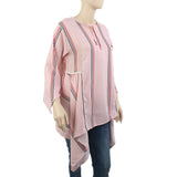 Women's Stripe Printed Western Top-02 - Pink, Women T-Shirts & Tops, Chase Value, Chase Value