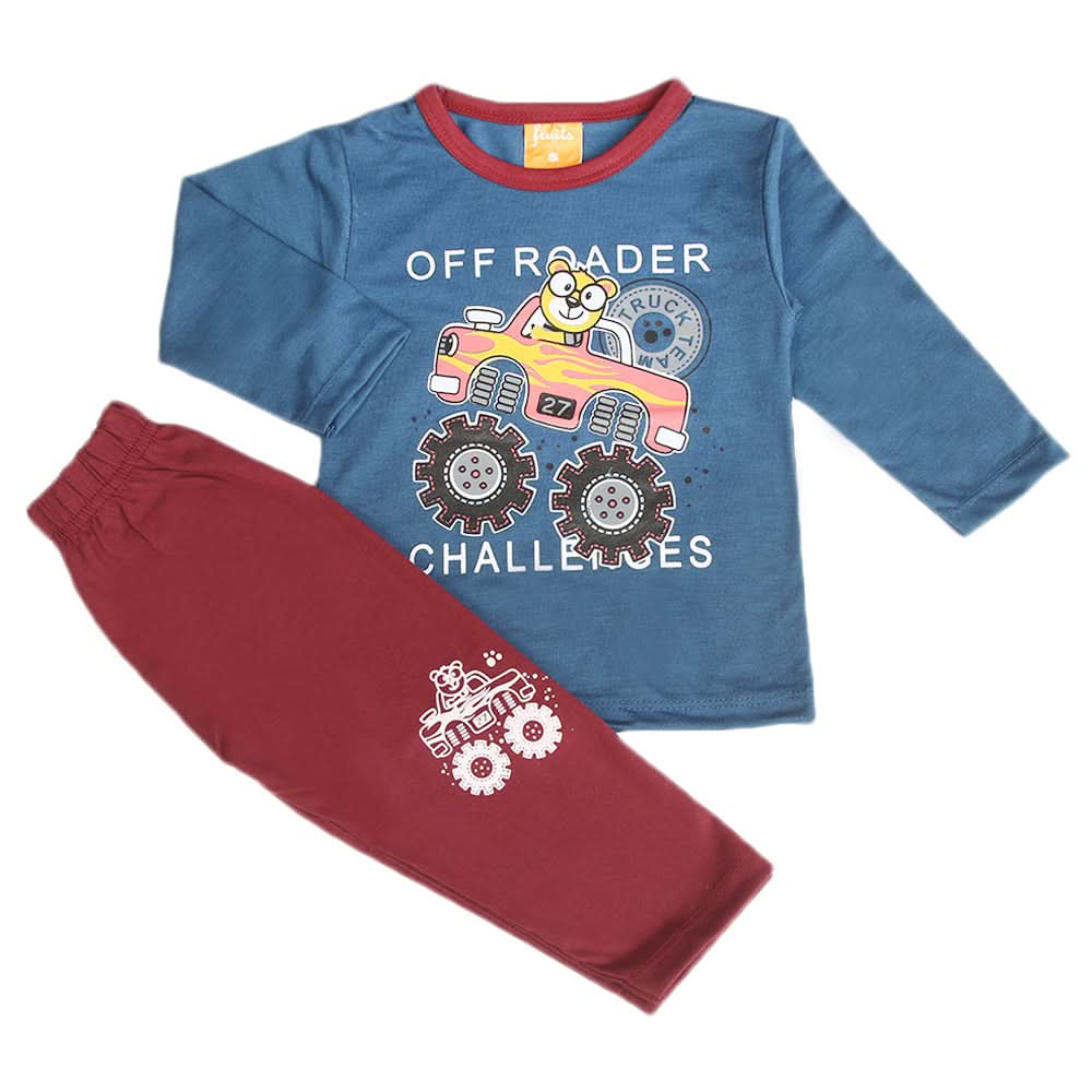 Boys Full Sleeves Suit - Steel Green, Boys Sets & Suits, Chase Value, Chase Value