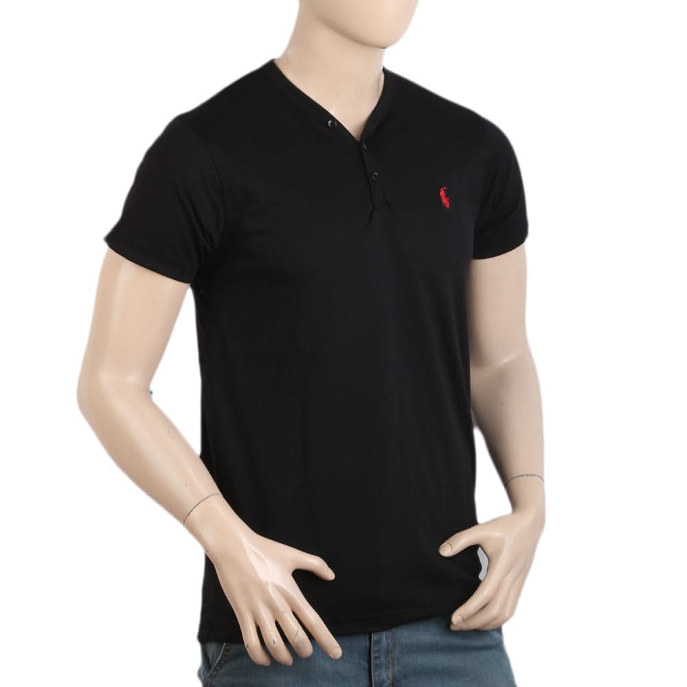 Men's Half Sleeves T-Shirt - Black, Men, T-Shirts And Polos, Chase Value, Chase Value