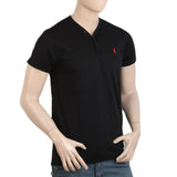 Men's Half Sleeves T-Shirt - Black, Men, T-Shirts And Polos, Chase Value, Chase Value