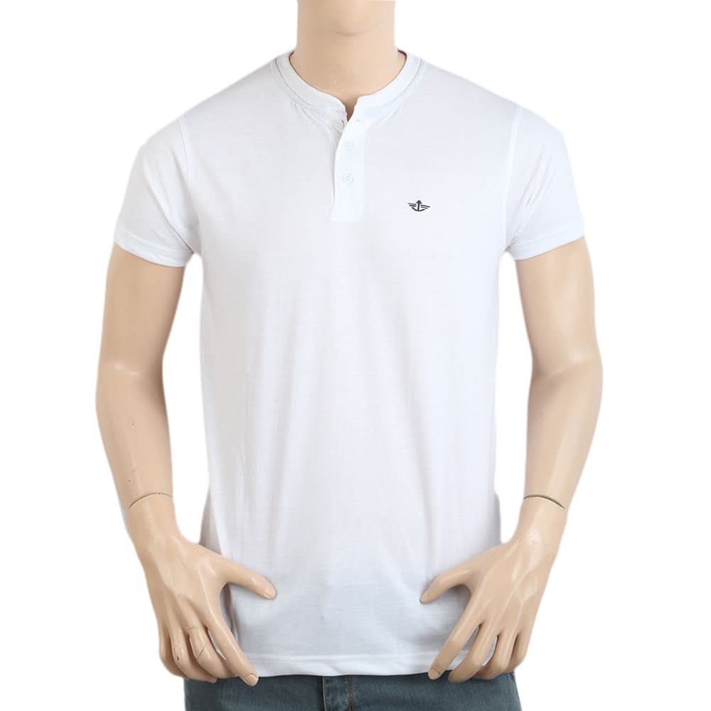 Men's Half Sleeves T-Shirt - White, Men, T-Shirts And Polos, Chase Value, Chase Value