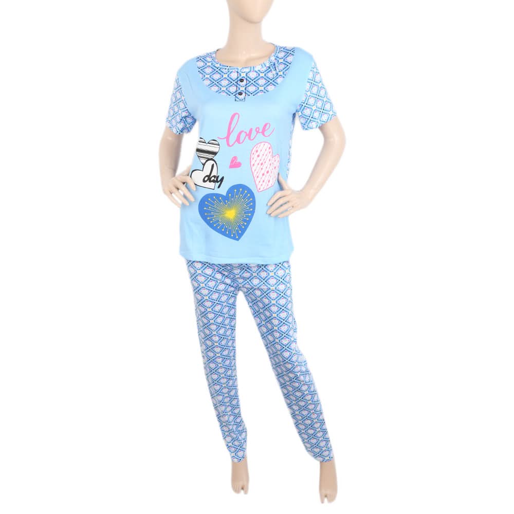 Women's Night Suit - Blue, Women, Night Suit, Chase Value, Chase Value