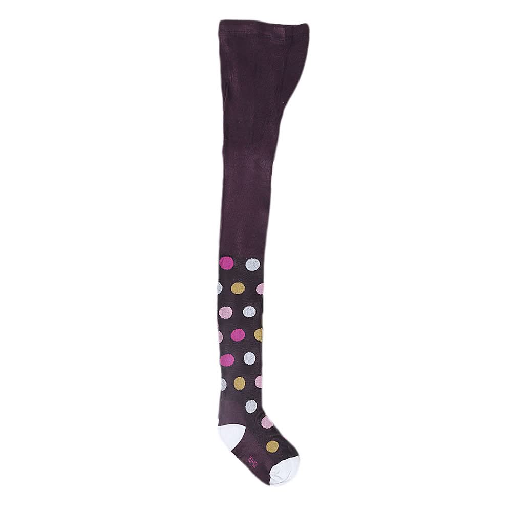 Girls Printed Legging - Dark Purple, Kids, Tights Leggings And Pajama, Chase Value, Chase Value