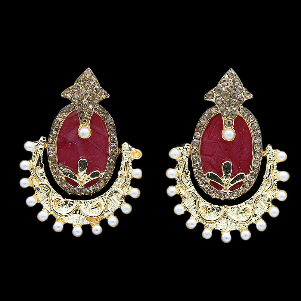 Women's Earring - Peach, Women, Earrings & Tops, Chase Value, Chase Value
