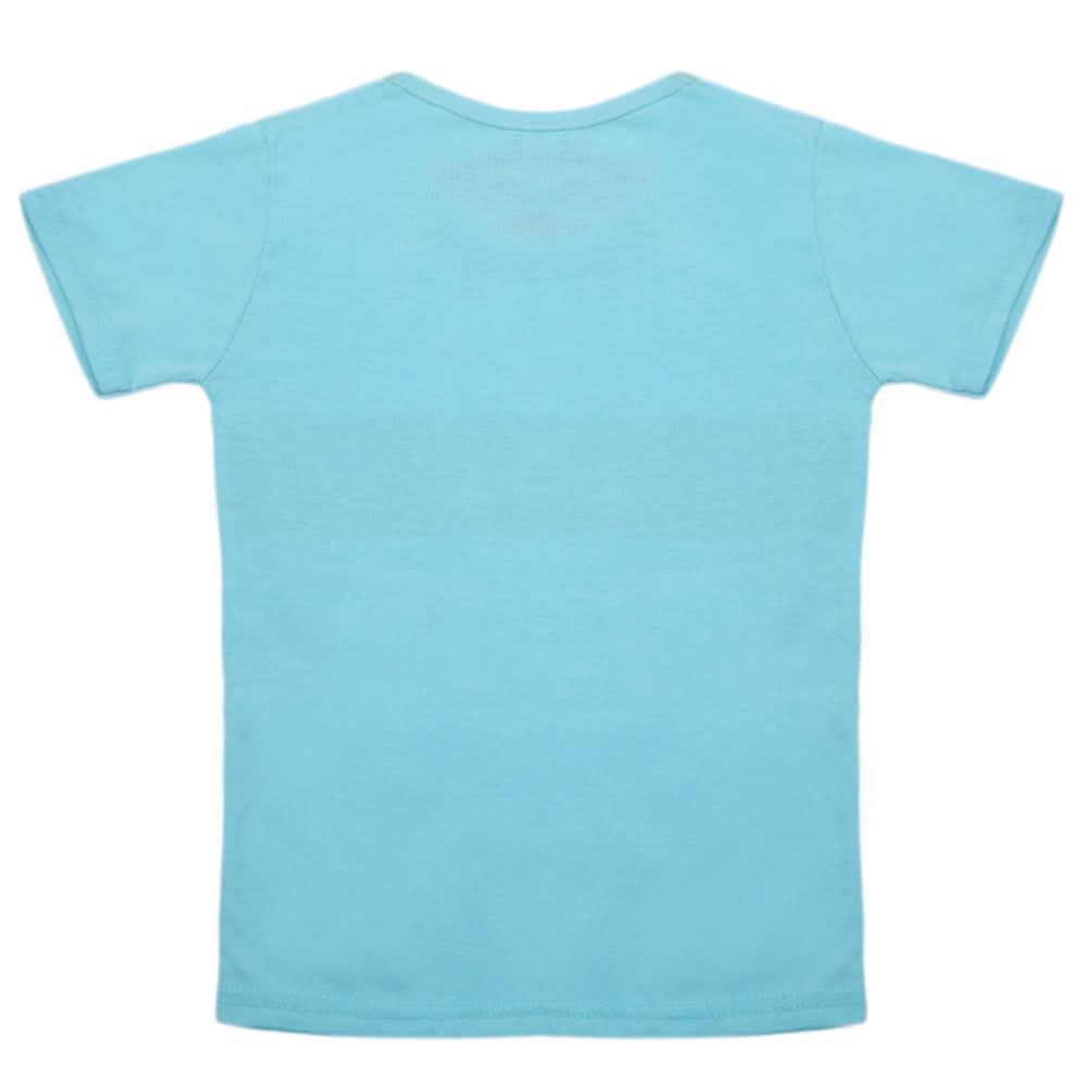 Boys Half Sleeves T-Shirt - Sky Blue, Kids, Boys T-Shirts, Chase Value, Chase Value
