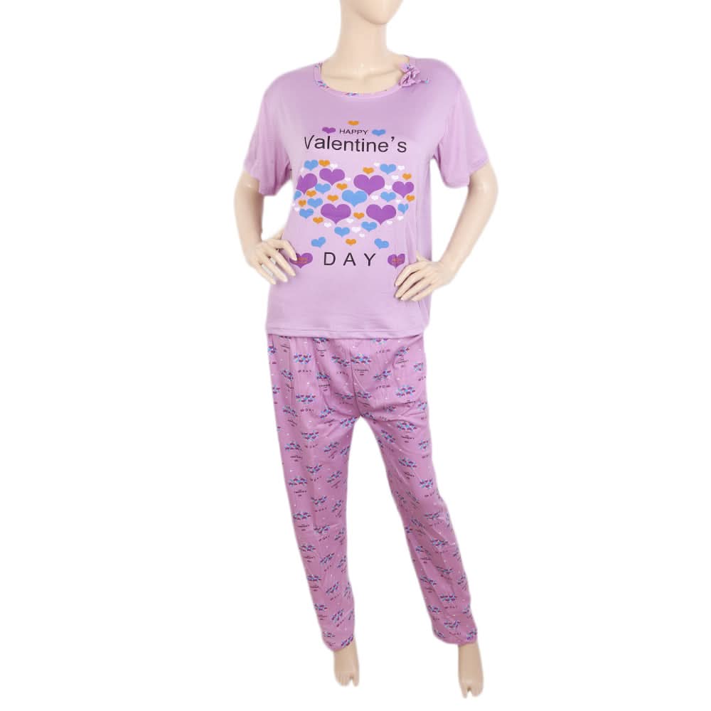 Women's Night Suit - Purple, Women, Night Suit, Chase Value, Chase Value