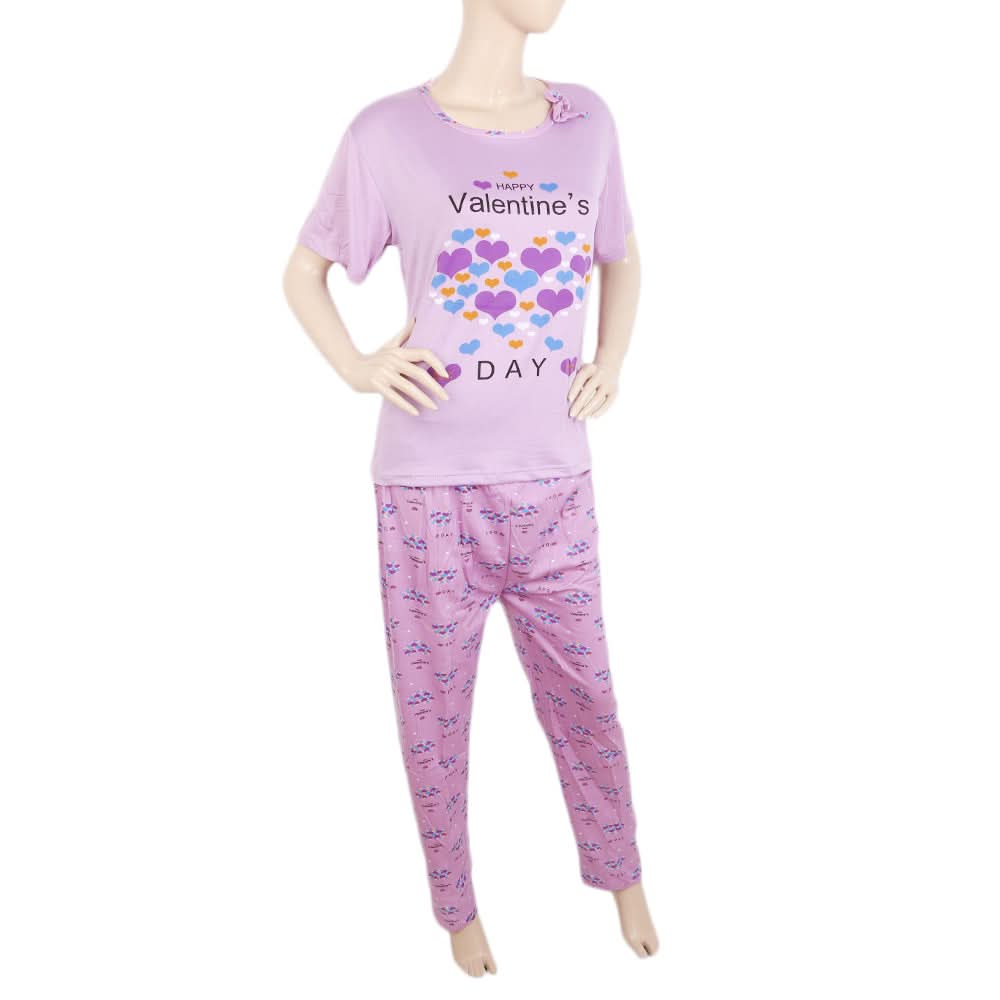 Women's Night Suit - Purple, Women, Night Suit, Chase Value, Chase Value