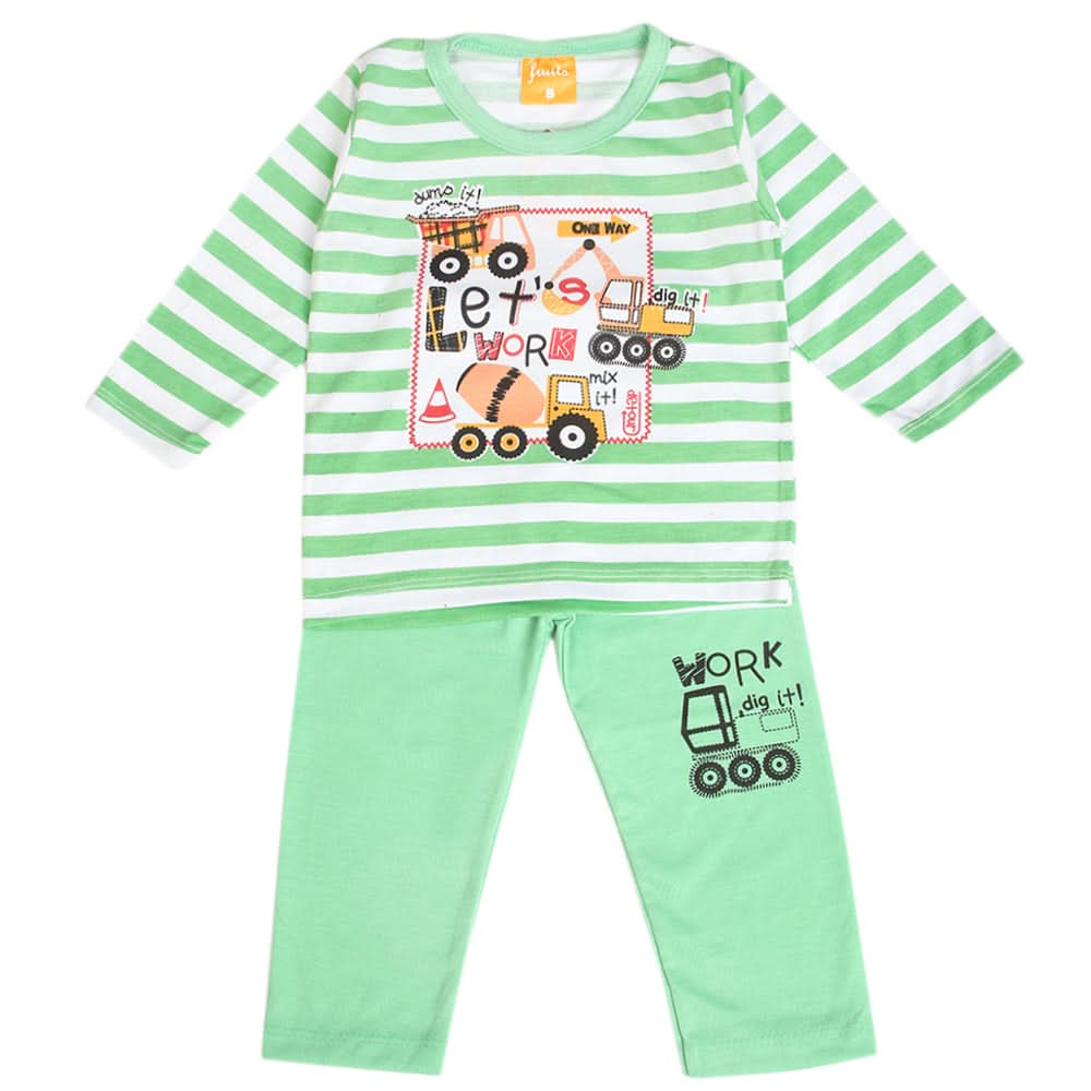 Boys Full Sleeves Suit - Light Green, Boys Sets & Suits, Chase Value, Chase Value