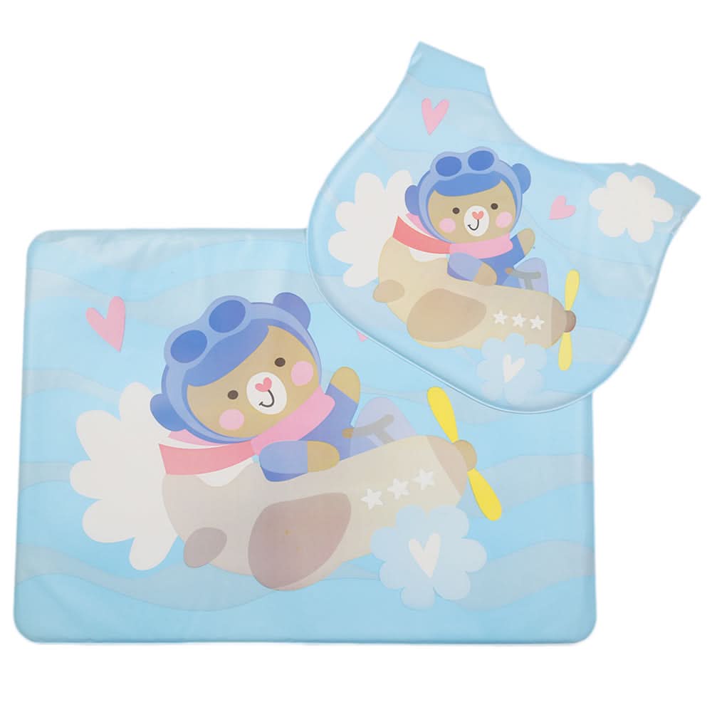 Plastic Bib Sheet - Light Blue, Kids, Bibs, Chase Value, Chase Value