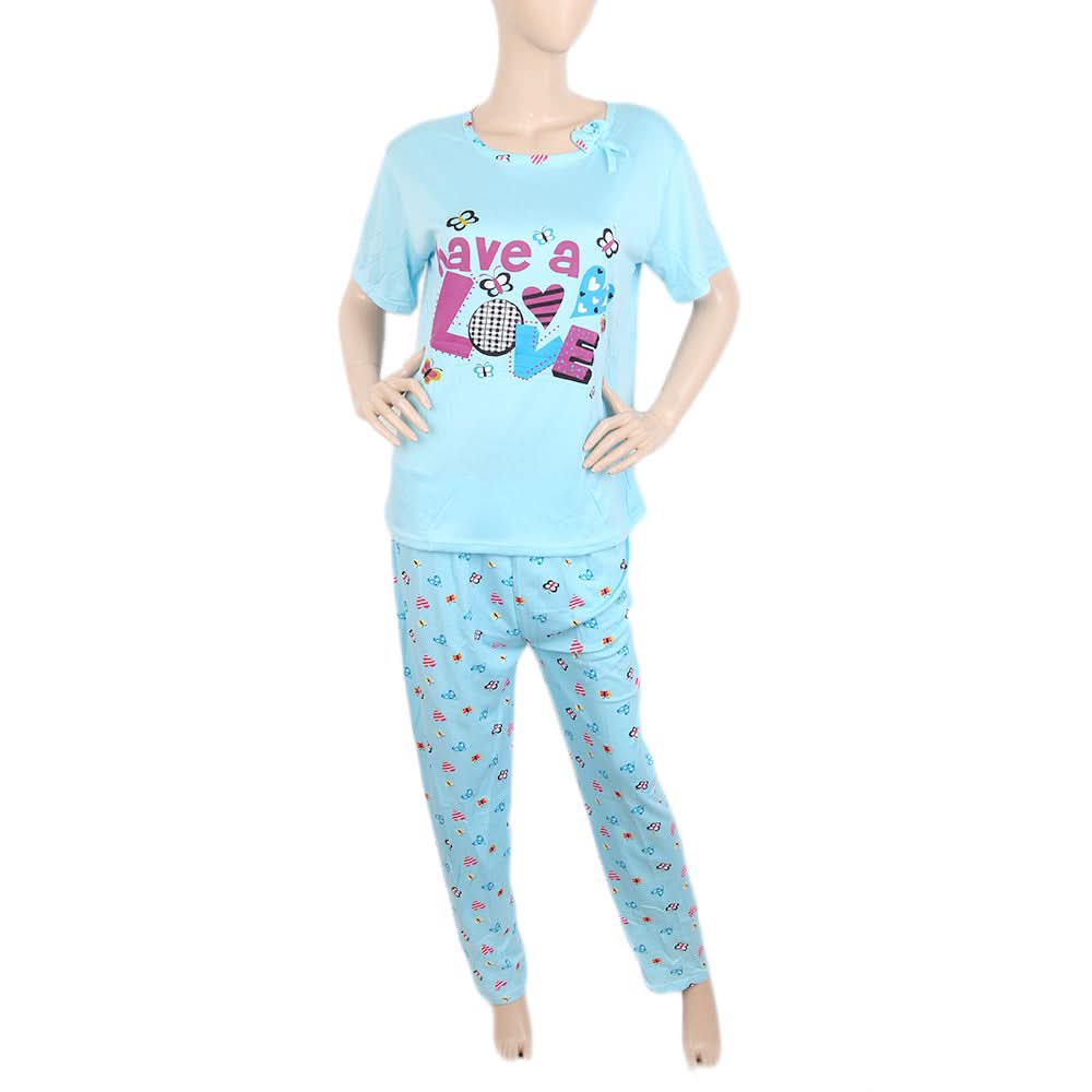 Women's Night Suit - Blue, Women, Night Suit, Chase Value, Chase Value
