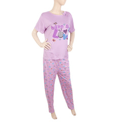 Women's Night Suit - Purple, Women, Night Suit, Chase Value, Chase Value