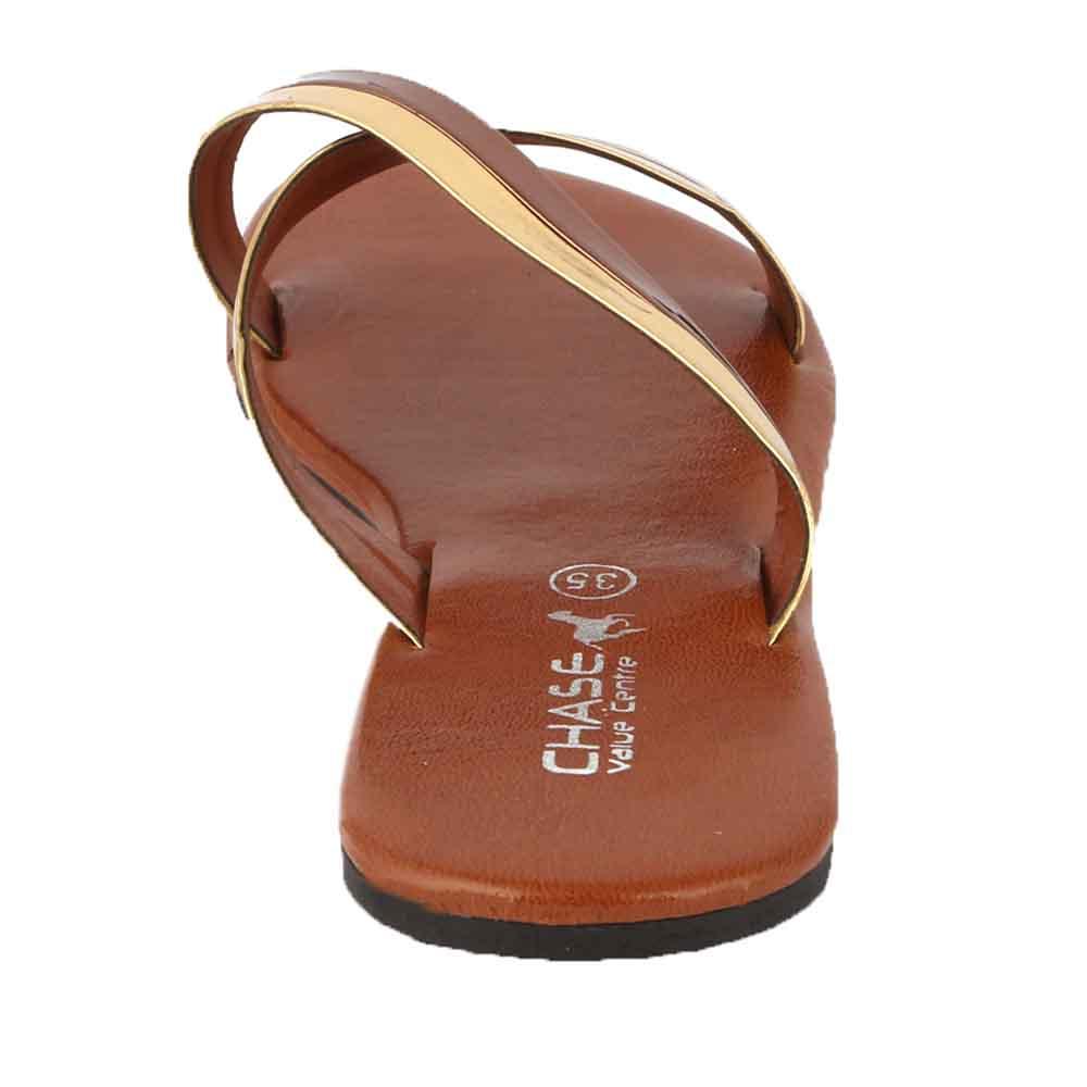 Girls Fancy Slippers (KL-0011) - Brown, Kids, Girls Slippers, Chase Value, Chase Value