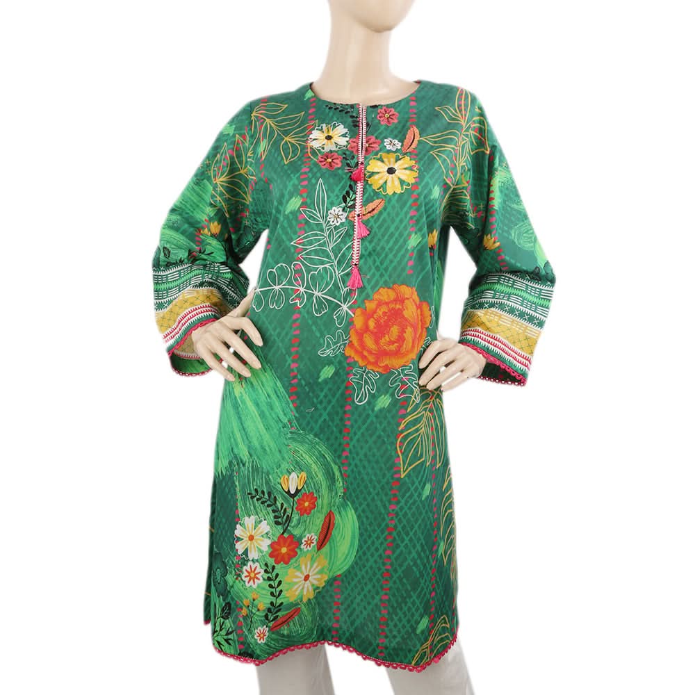 Women's Digital Printed Kurti - Multi, Women Ready Kurtis, Chase Value, Chase Value