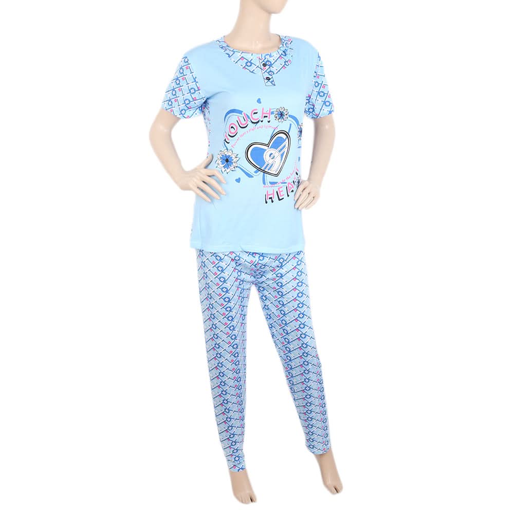 Women's Night Suit - Blue, Women, Night Suit, Chase Value, Chase Value
