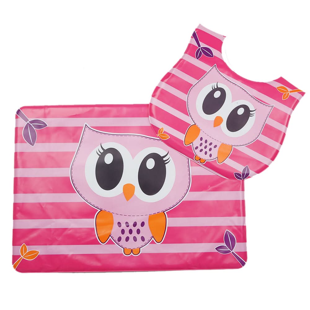 Plastic Bib Sheet - Baby Pink, Kids, Bibs, Chase Value, Chase Value