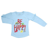 Girls Full Sleeves Jersey T-Shirt - Blue, Kids, Girls T-Shirts, Chase Value, Chase Value