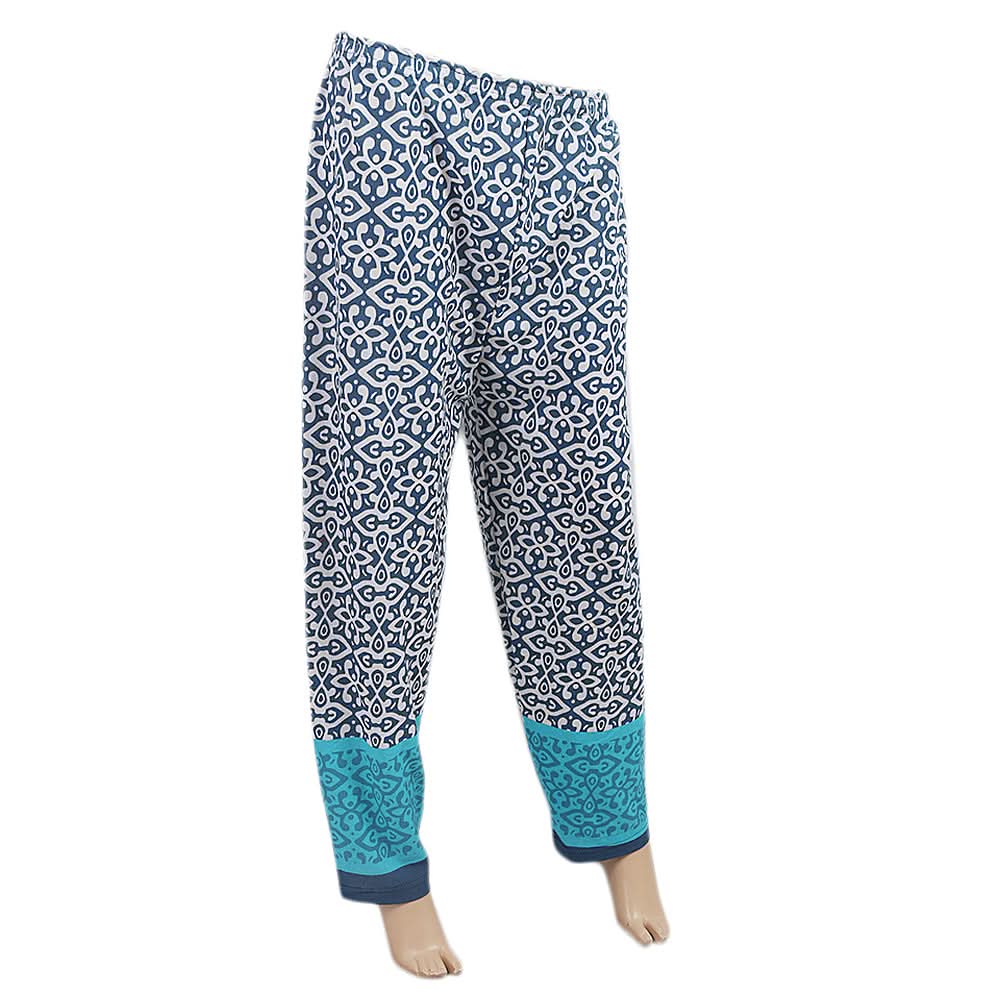 Women's Printed Trouser - Blue, Women, Pants & Tights, Chase Value, Chase Value