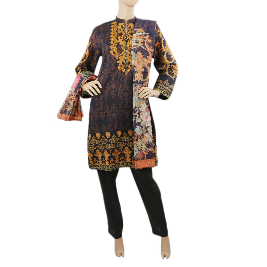 Eminent Digital Printed Stitched 3Pcs Shalwar Suit - I, Women Shalwar Suits, Eminent, Chase Value
