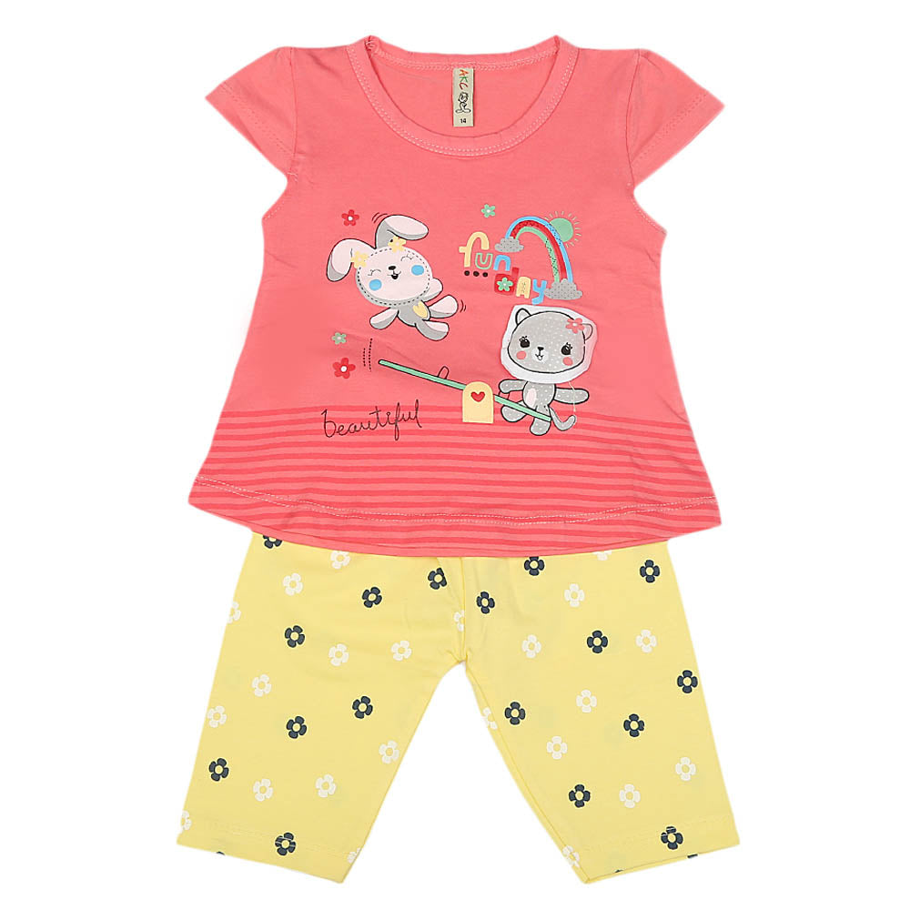 Girls Lycra Suit - Pink, Kids, Girls Sets And Suits, Chase Value, Chase Value