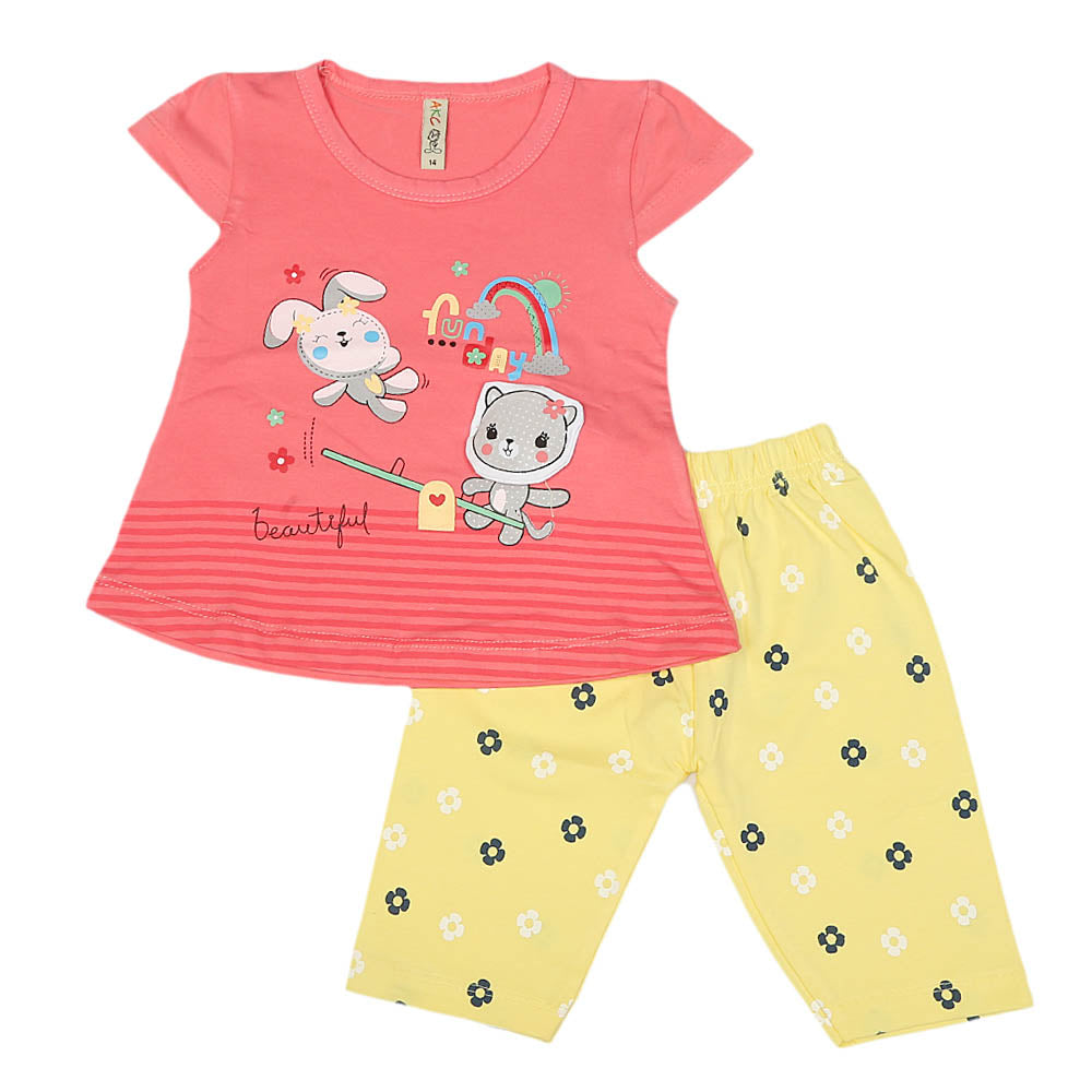 Girls Lycra Suit - Pink, Kids, Girls Sets And Suits, Chase Value, Chase Value