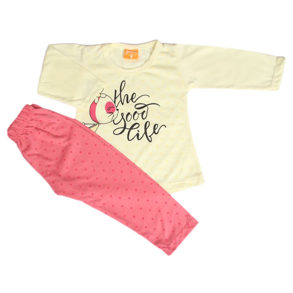 Girls Full Sleeves Suit - Lemon, Girls Suits, Chase Value, Chase Value