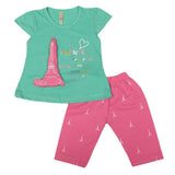 Girls Lycra Suit - Sea Green, Kids, Girls Sets And Suits, Chase Value, Chase Value