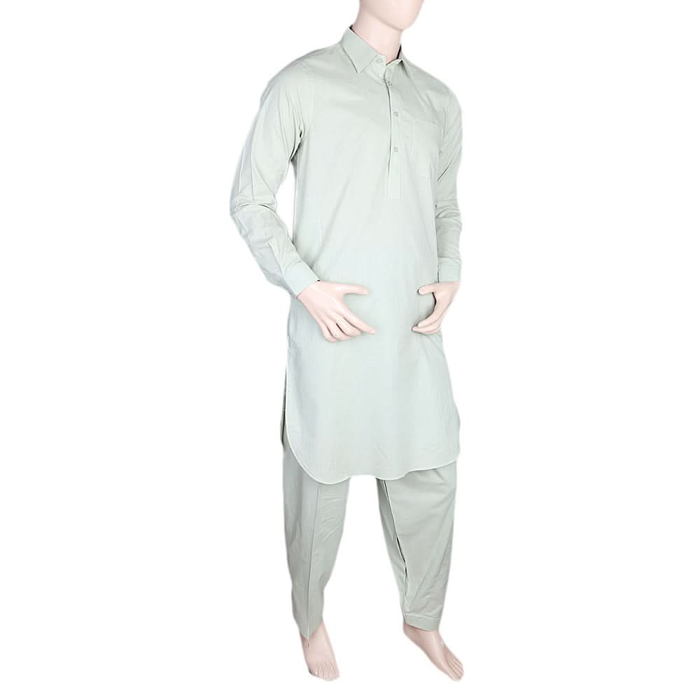 Shalwar Suit For Men - Light Green, Men, Shalwar Kameez, Chase Value, Chase Value