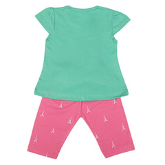 Girls Lycra Suit - Sea Green, Kids, Girls Sets And Suits, Chase Value, Chase Value
