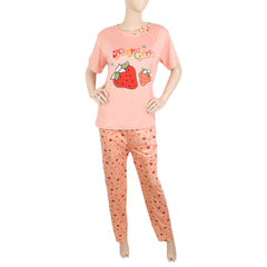 Women's Night Suit - Peach, Women, Night Suit, Chase Value, Chase Value