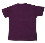 Boys Round Neck Half Sleeves T-Shirt - Purple, Kids, Boys T-Shirts, Chase Value, Chase Value