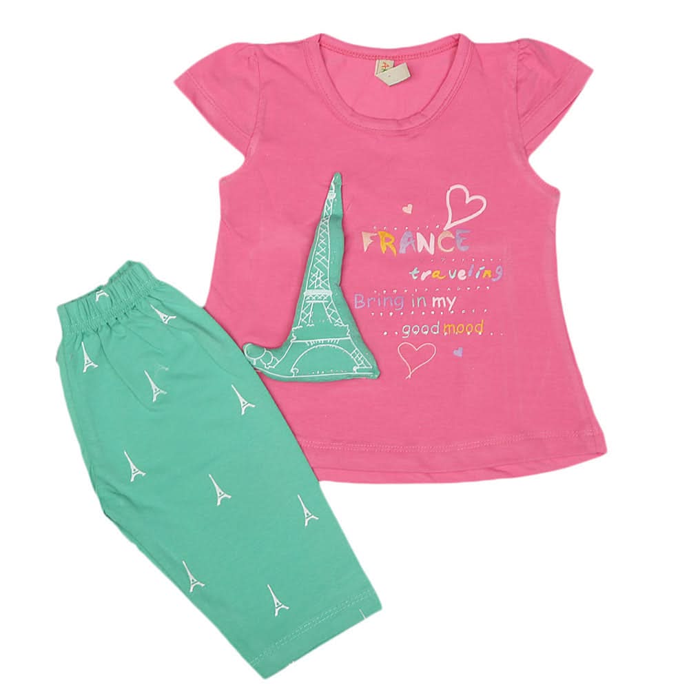Girls Lycra Suit - Pink, Kids, Girls Sets And Suits, Chase Value, Chase Value