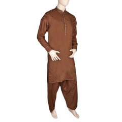 Fancy Shalwar Suit For Men - Brown, Men, Shalwar Kameez, Chase Value, Chase Value