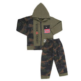 Boys Pajamas Suits Fleece 2308  - Green, Kids, Boys Sets And Suits, Chase Value, Chase Value