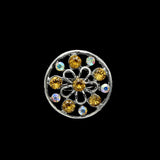 Women's Brooch - Mustard, Women, Accessories, Scarf Pins & Brooches, Chase Value, Chase Value