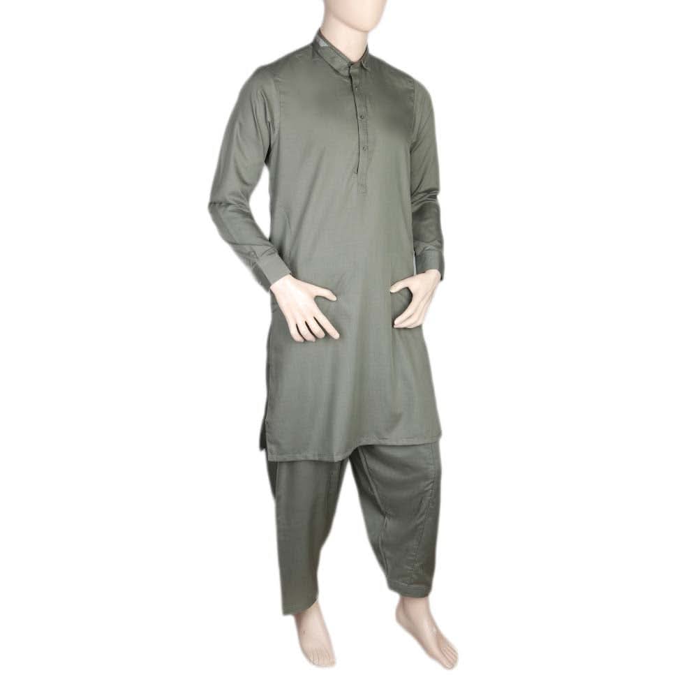 Fancy Shalwar Suit For Men - Green, Men, Shalwar Kameez, Chase Value, Chase Value
