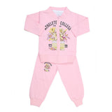 Girls Terry Pajama Suit 1054 Pink - A, Kids, Girls Sets And Suits, Chase Value, Chase Value