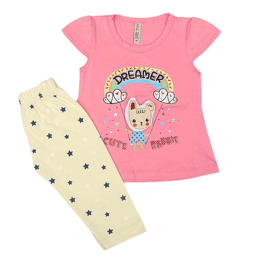 Girls Lycra Suit - Pink, Kids, Girls Sets And Suits, Chase Value, Chase Value