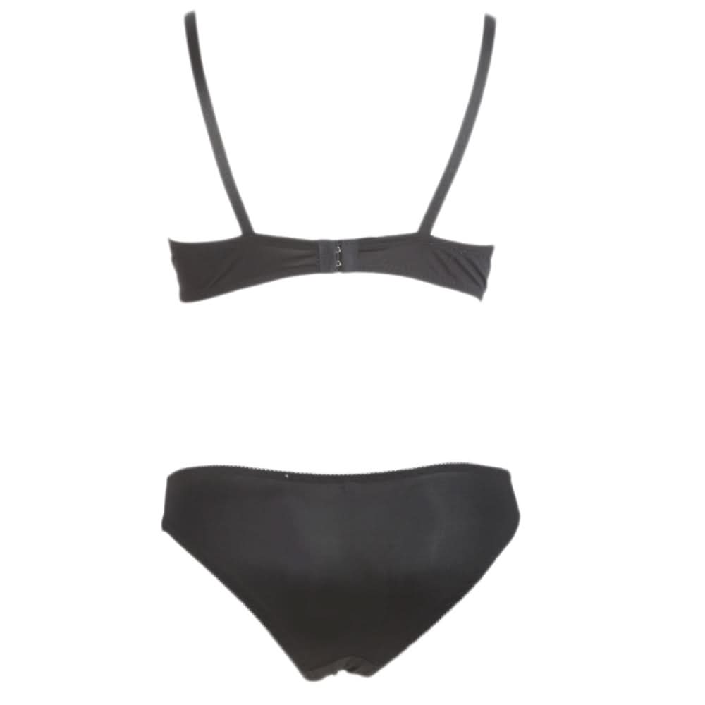 Women's Foam Bra & Panty Set - Black, Women, Bra And Panty Sets, Chase Value, Chase Value