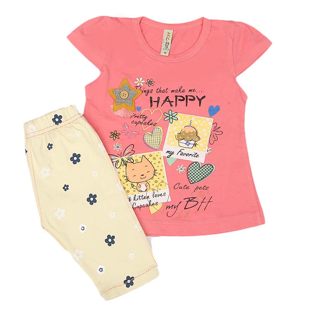 Girls Lycra Suit - Pink, Kids, Girls Sets And Suits, Chase Value, Chase Value