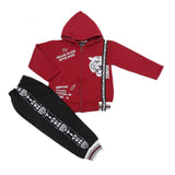 Boys Pajamas Suits Fleece 2305  - Maroon, Kids, Boys Sets And Suits, Chase Value, Chase Value
