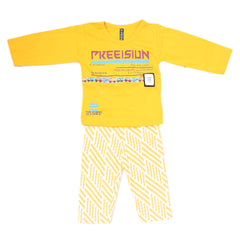 Boys 2 Piece Full Sleeves Suit - Yellow, Kids, Boys Sets And Suits, Chase Value, Chase Value