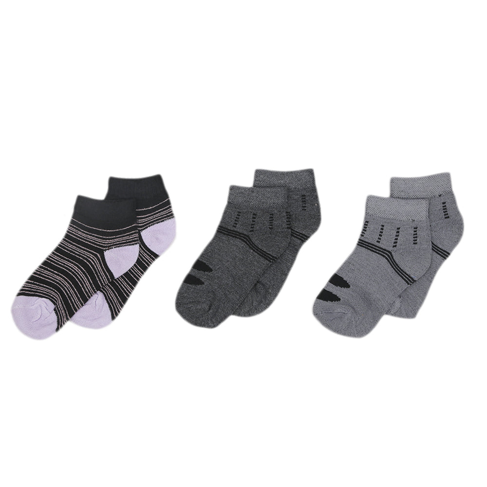 Boys Ankle Socks 3Pcs, Kids, Boys Socks, Chase Value, Chase Value