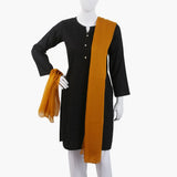 Women's Plain Chiffon Dupatta - Mustard, Women Dupatta, Chase Value, Chase Value