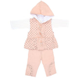 Newborn Girls Full Sleeve Suit (357) - Peach, Kids, NB Girls Sets And Suits, Chase Value, Chase Value