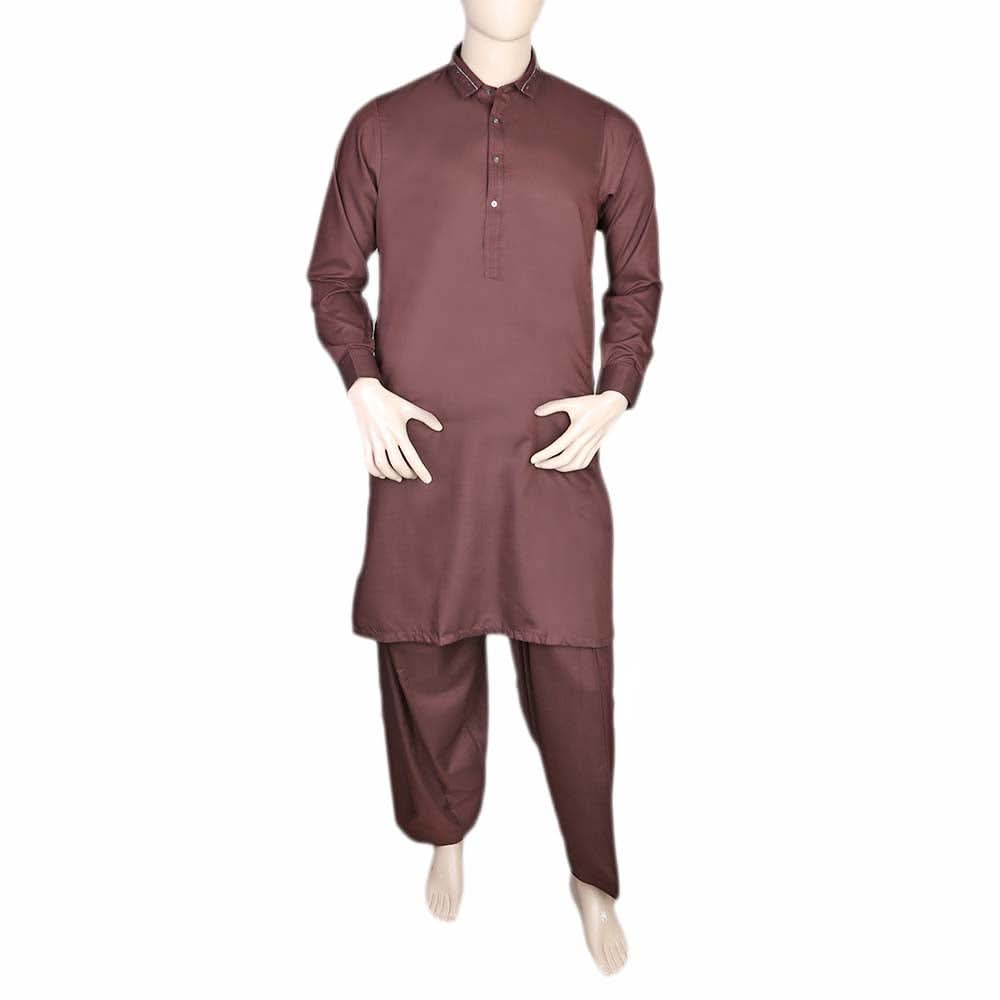Fancy Shalwar Suit For Men - Maroon, Men, Shalwar Kameez, Chase Value, Chase Value