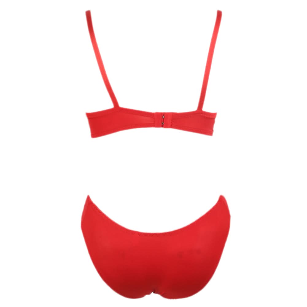 Women's Foam Bra & Panty Set - Red, Women, Bra And Panty Sets, Chase Value, Chase Value
