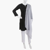 Women's Plain Chiffon Dupatta - White, Women Dupatta, Chase Value, Chase Value
